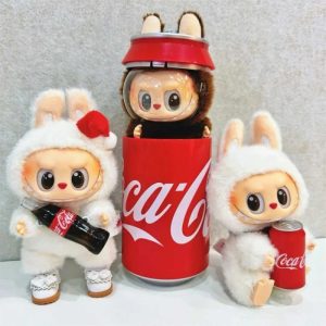Labubuo Vinyl Face 3PC Coca-Cola Series